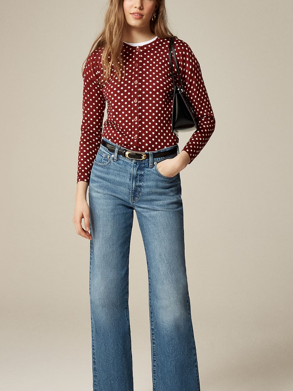 J Crew Full Length Slim Wide Leg Women’s Jeans
